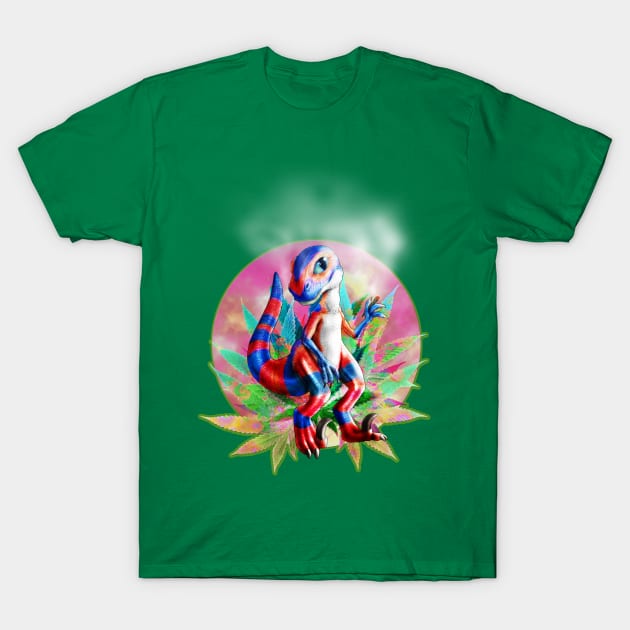 weed raptor T-Shirt by raulovsky